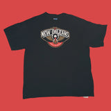 Official NBA New Orleans Pelicans Men's T-Shirt Navy Blue Size XL (pre-owned)