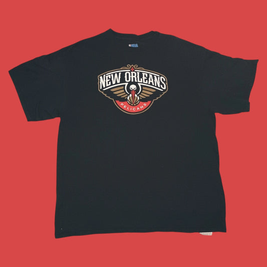 Official NBA New Orleans Pelicans Men's T-Shirt Navy Blue Size XL (pre-owned)