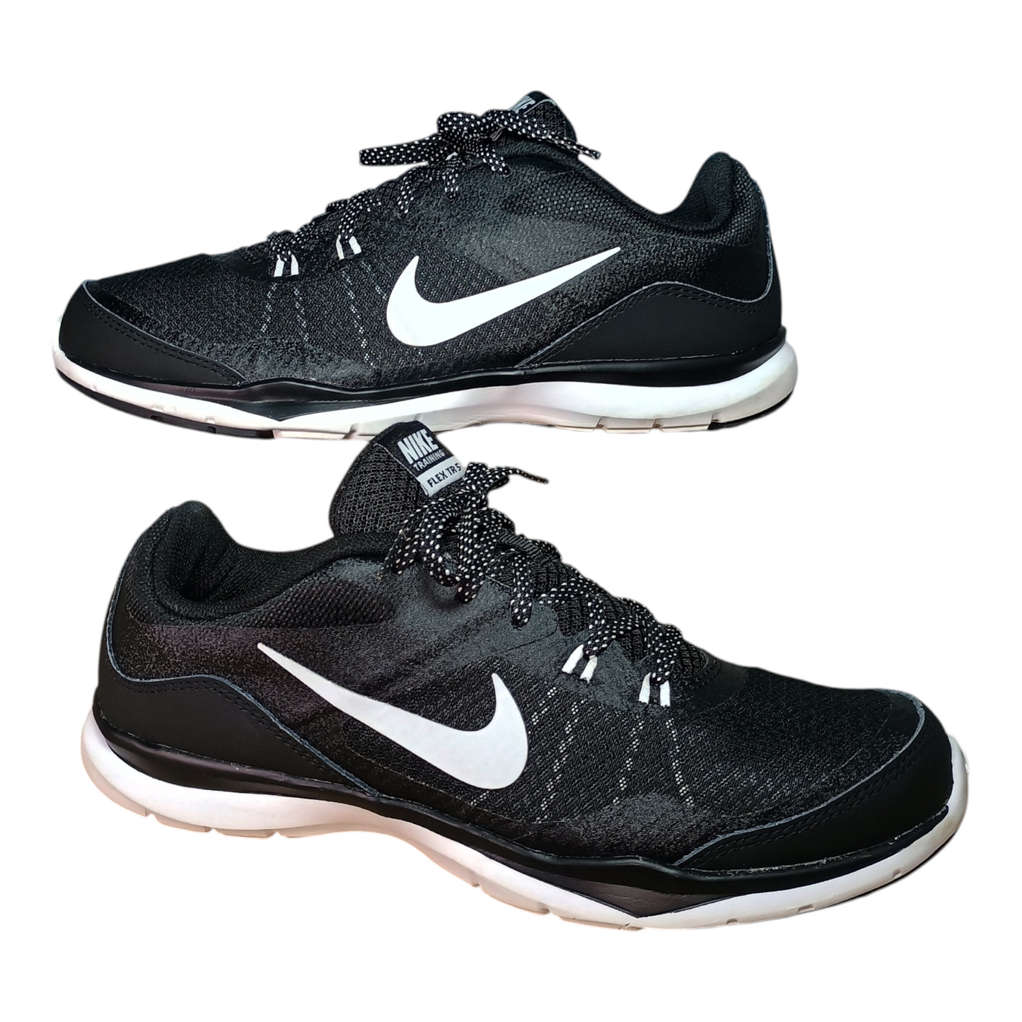 Nike Flex TR 5 | Women's size US 7W | Black & White Training Shoes